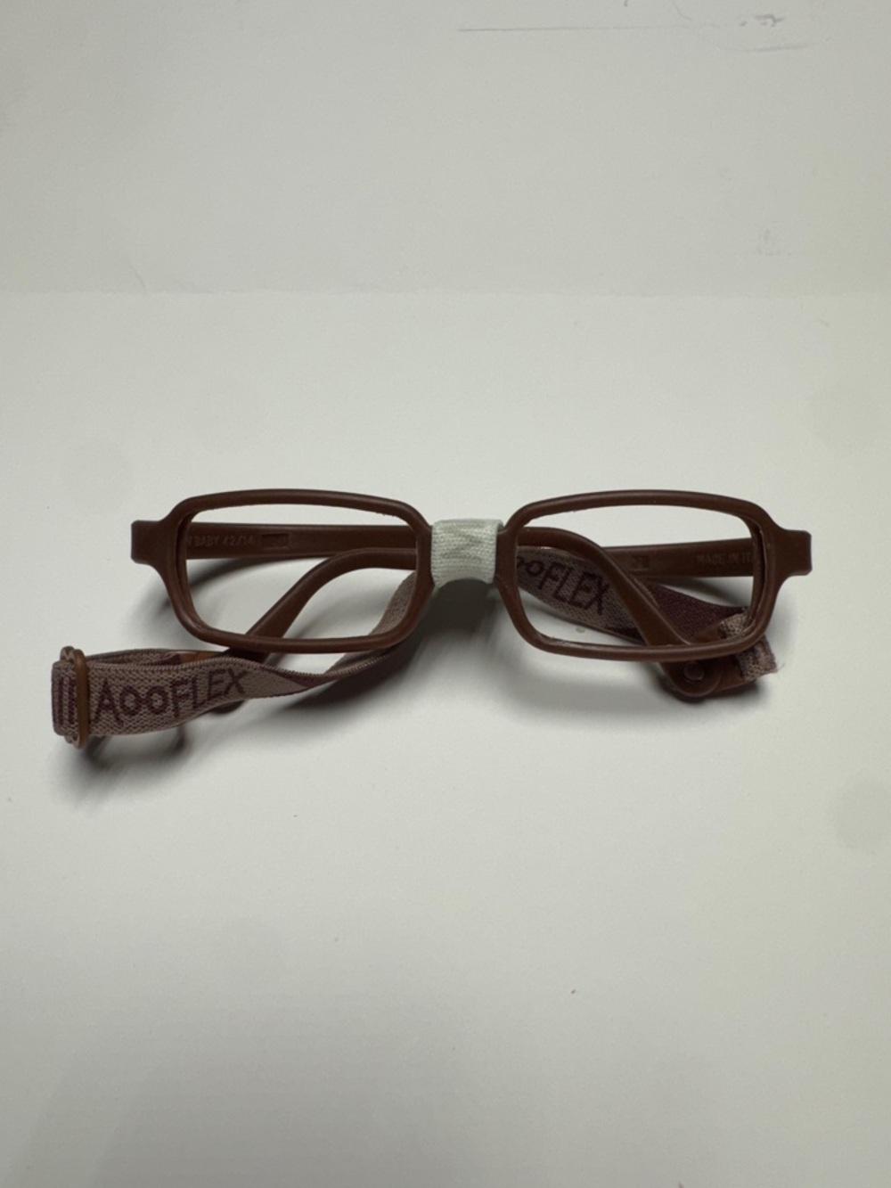 Kids Brown Flexible Frame Glasses